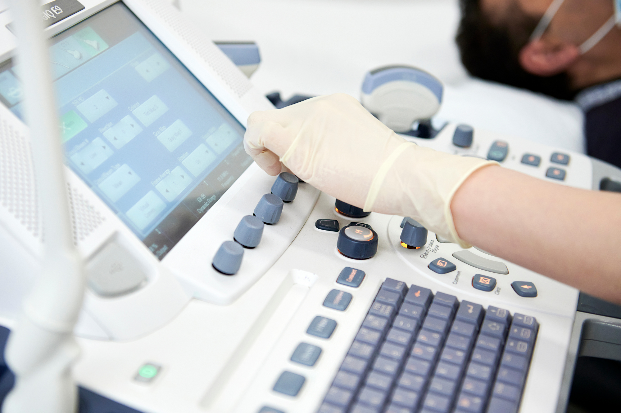 Medical Doctor During Ultrasound Investigation | Interventional Procedure | Capital Radiology