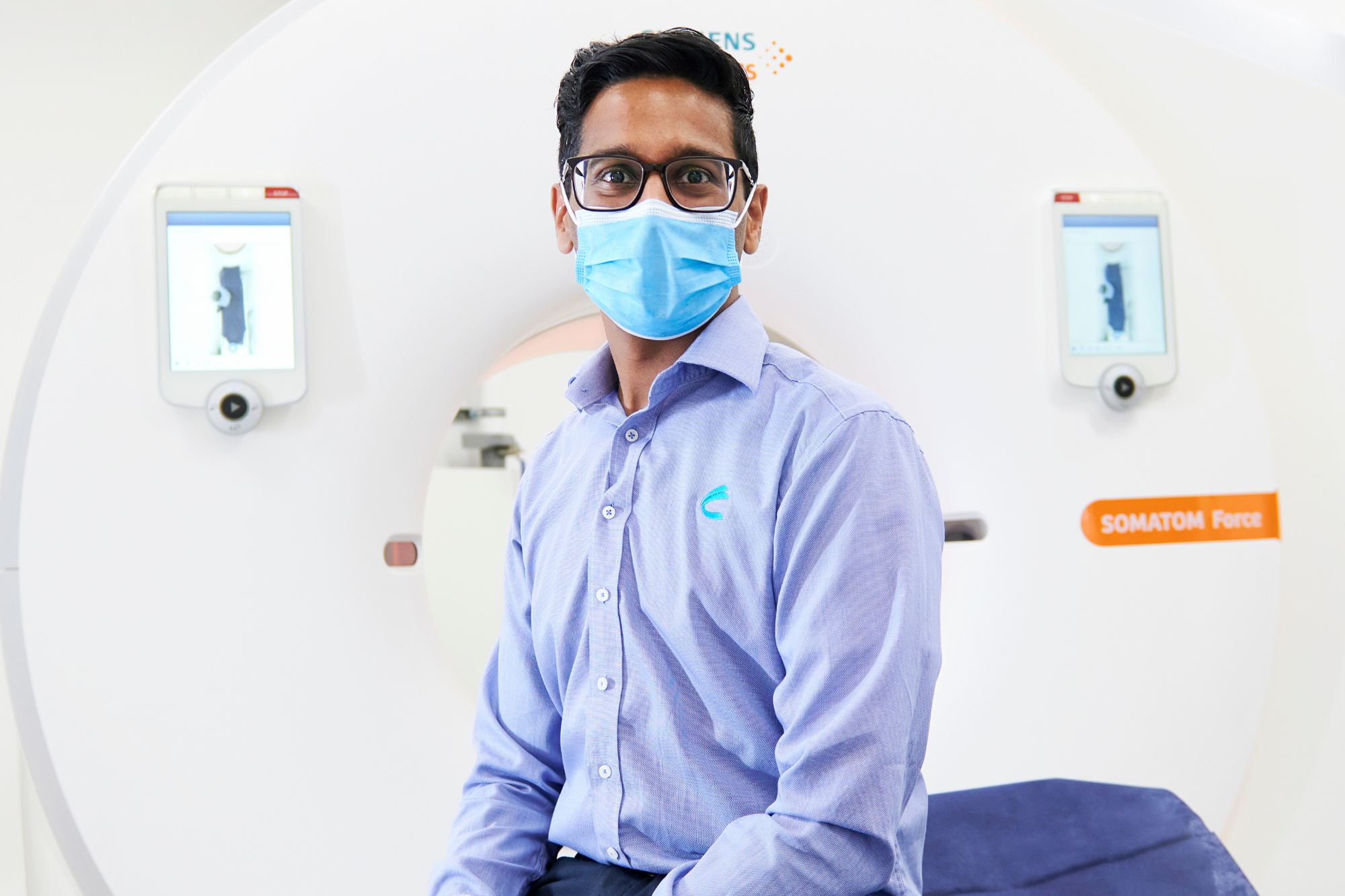 Man Wearing Face Mask to Prevent Getting Virus | Medical Imaging Center | Capital Radiology